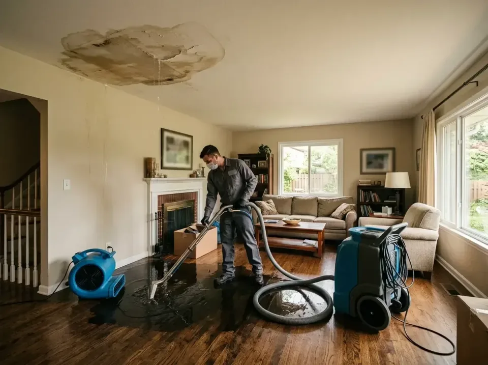 attic-pipe-burst-ceiling-drip-008 — frequently asked questions, Water Damage Restoration & Carpet Care in Hazel Green, AL